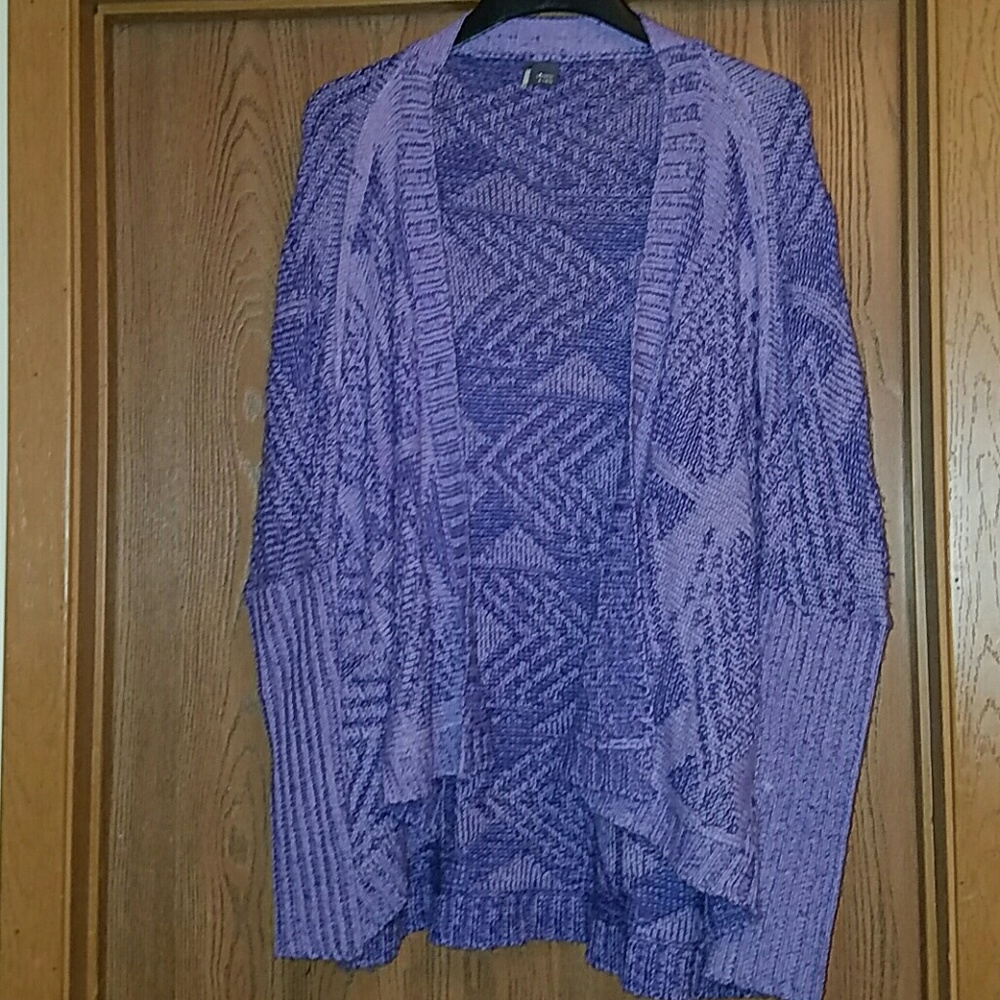 Sparkle & Fade purple cardigan